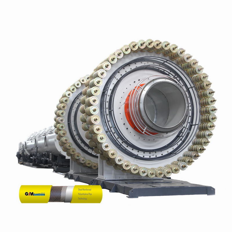 Steel Making HDPE Pipe Extrusion Machine Wire Reinforced For High Pressure Composite Pipe
