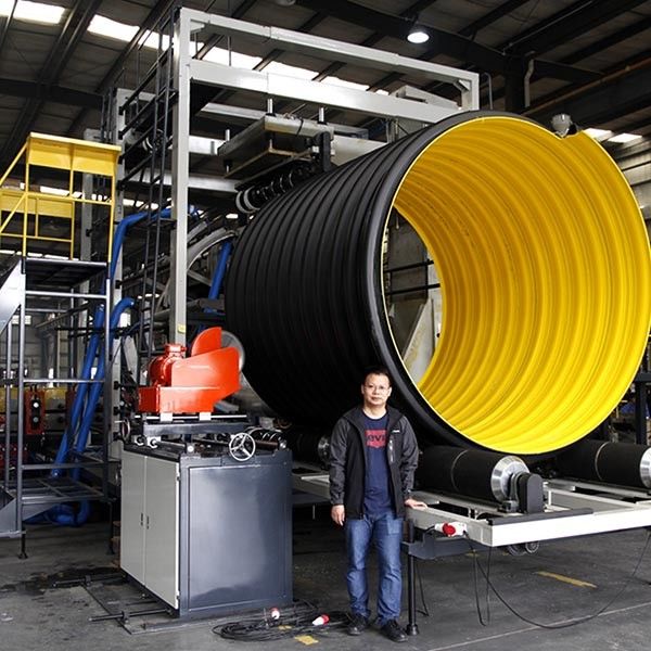 800Mpa Corrugated Pipe Production Line SRPE Spiral Structure 3200 Mm
