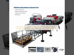 সাদা ভ্যাকুয়াম কোটিং মেশিন, 50Hz ফ্রিকোয়েন্সি, SUS304 চেম্বার উপাদান এবং 0.1-5µm কোটিং পুরুত্ব